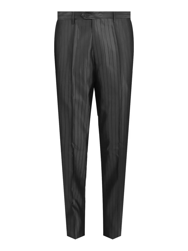 Completo uomo elegante gessato - nero