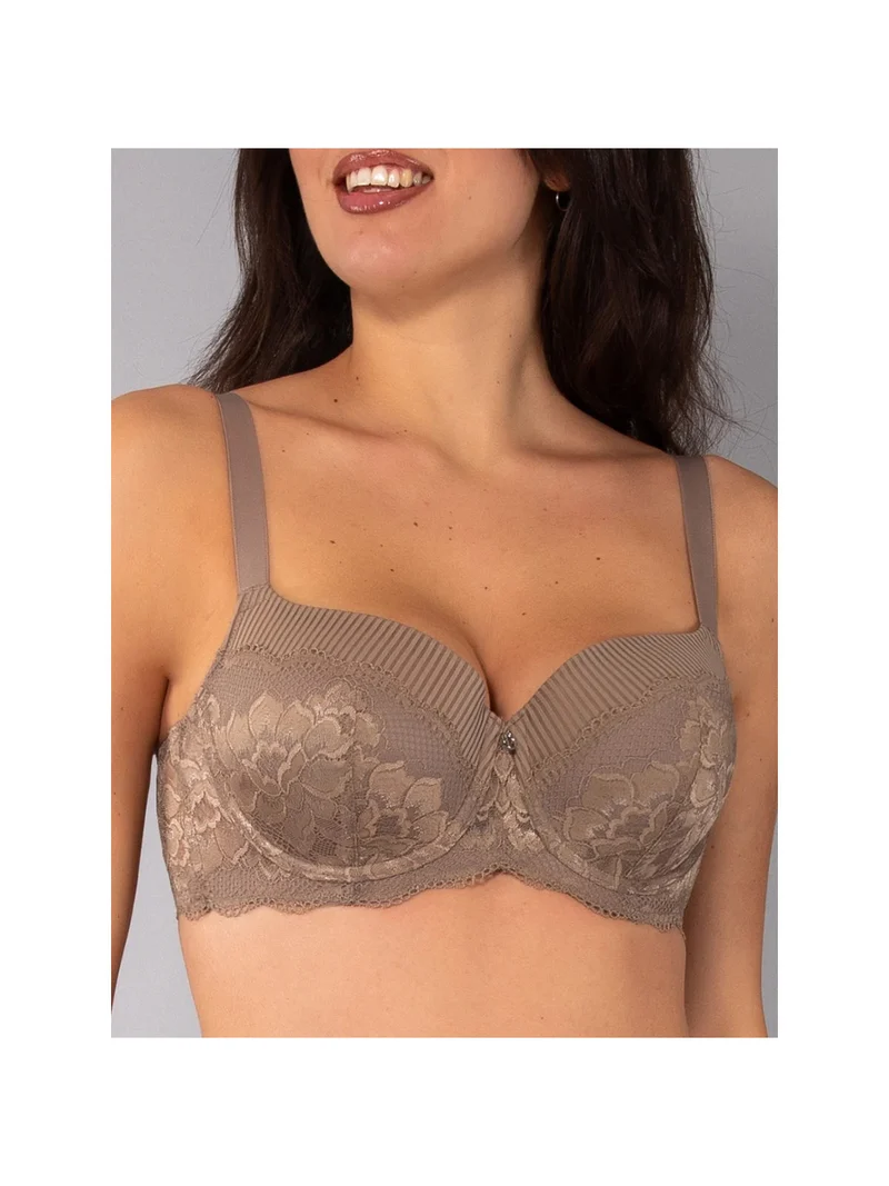 AR14 Reggiseno imbottito preformato con ferretto coppa C - fango