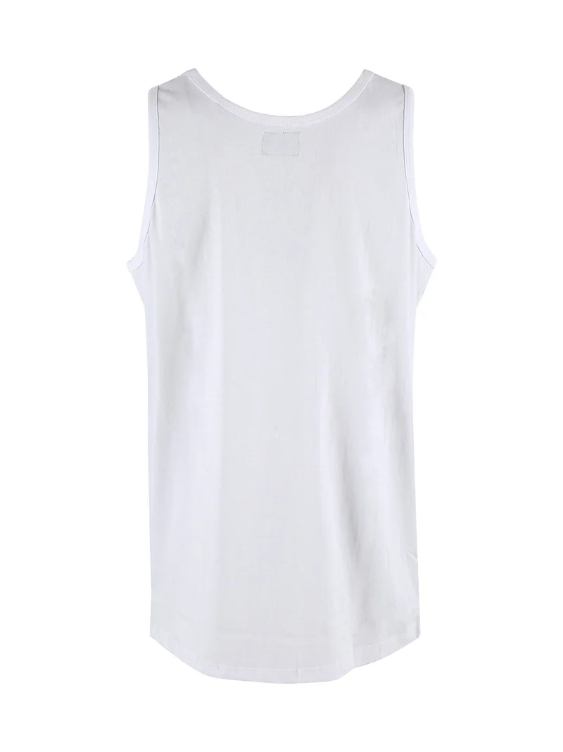 Canotta uomo in cotone jersey - bianco