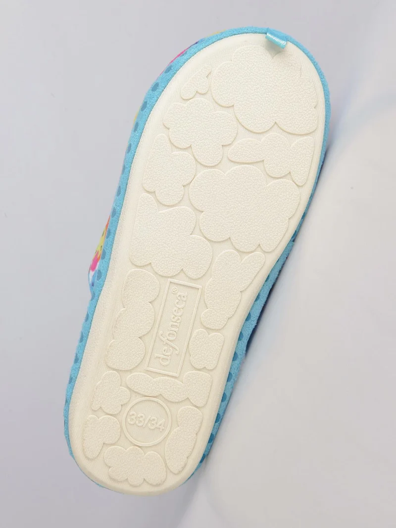 Pantofole profumate con stampa soy Luna - blu