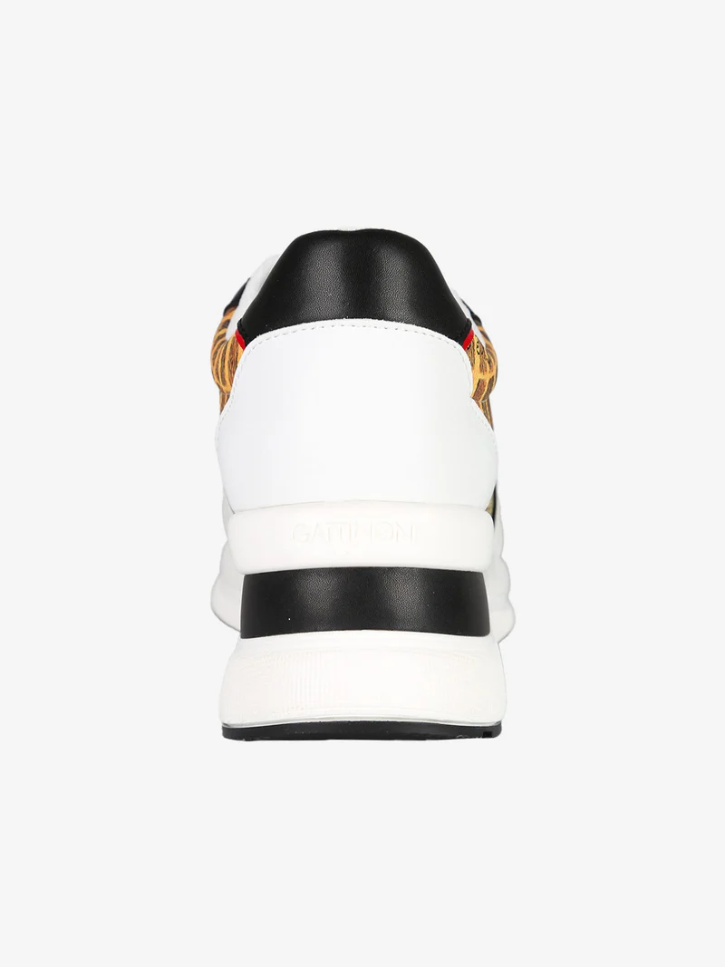Sneakers da donna con zeppa - nero
