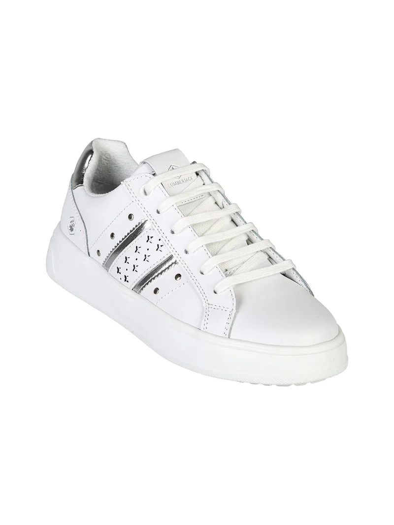 PRIA Sneakers basse in pelle da donna - bianco