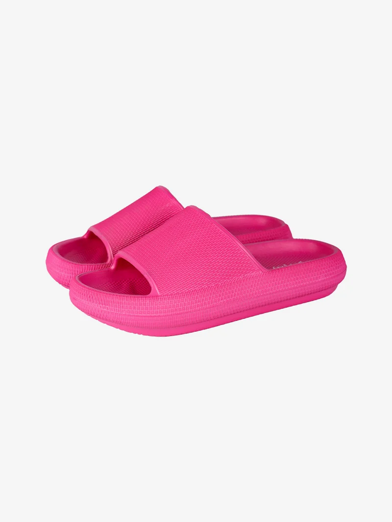 Ciabatte da bambina in gomma - fucsia