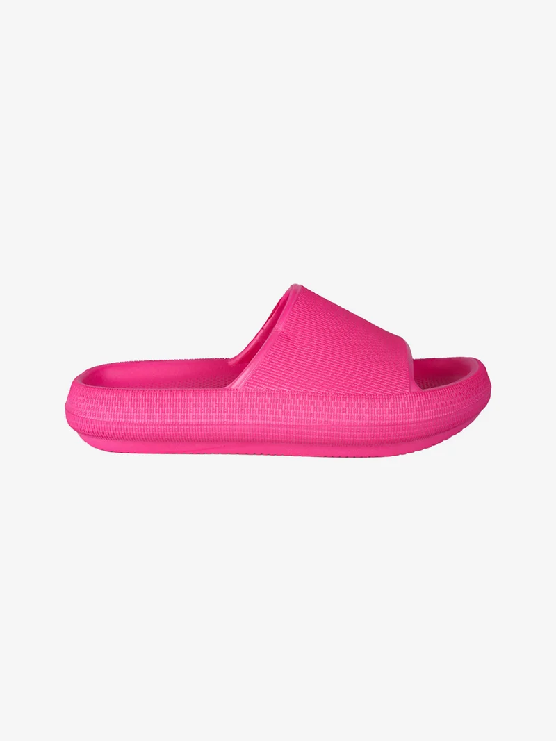Ciabatte da bambina in gomma - fucsia