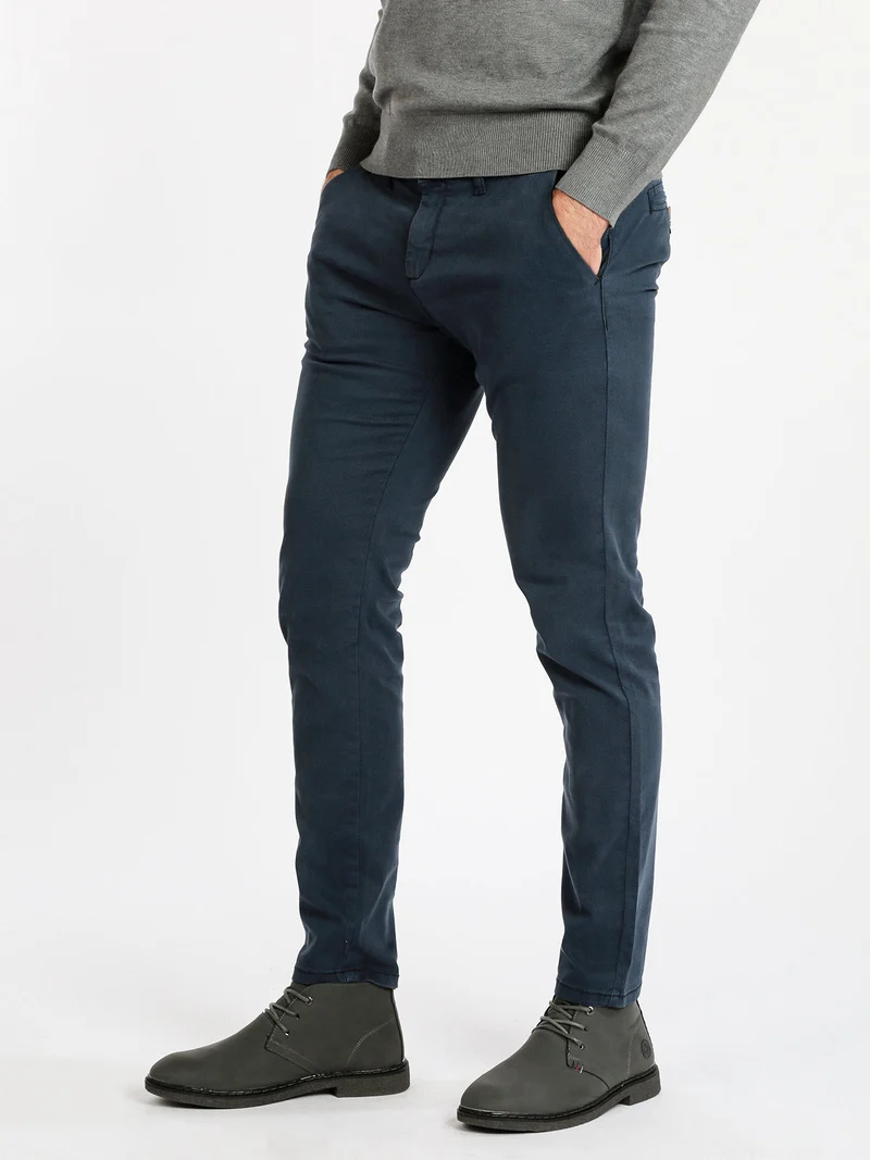 Pantaloni uomo slim fit - blu