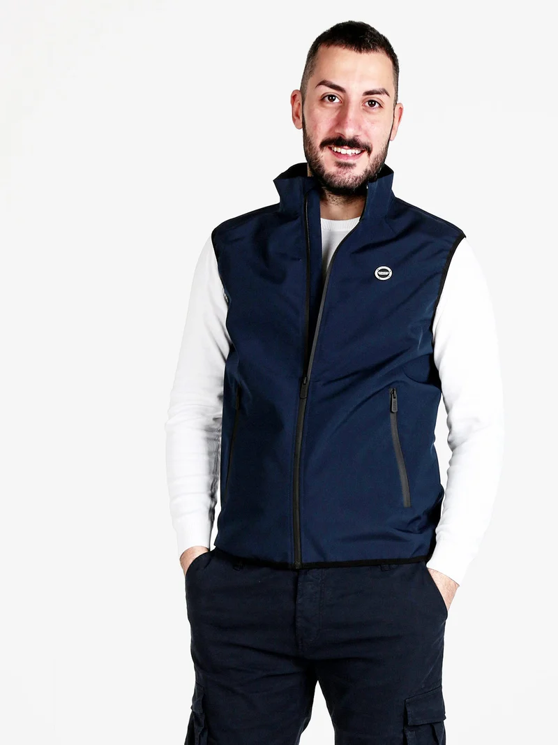 Gilet da uomo impermeabile - blu scuro