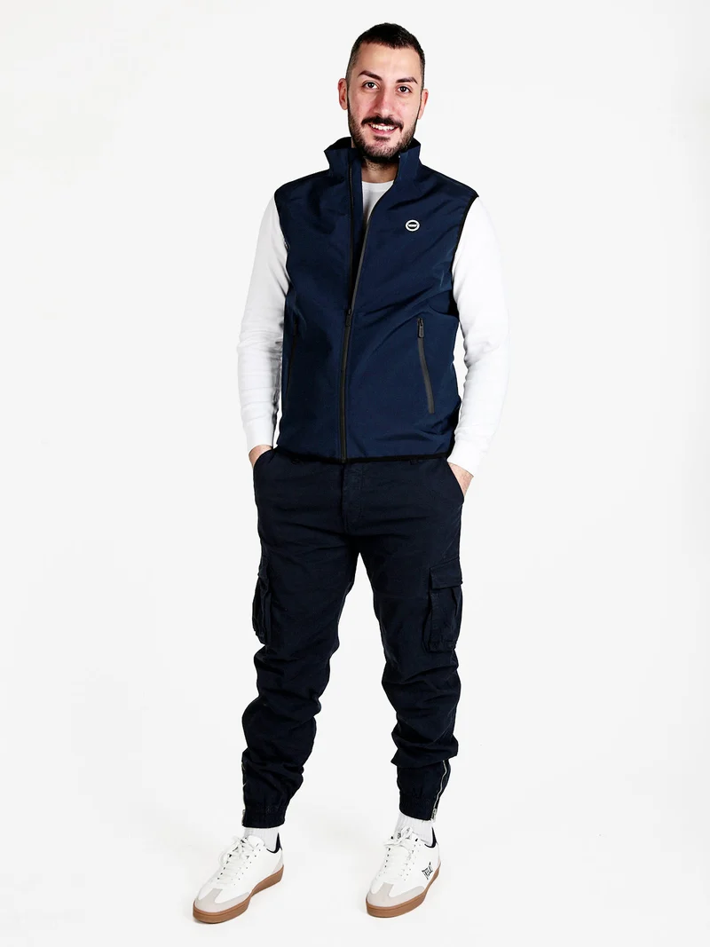 Gilet da uomo impermeabile - blu scuro