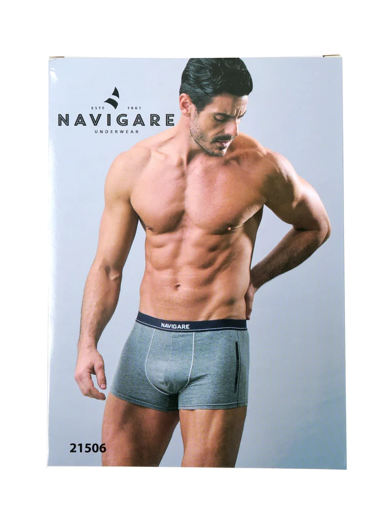Boxer uomo in cotone jersey - cielo