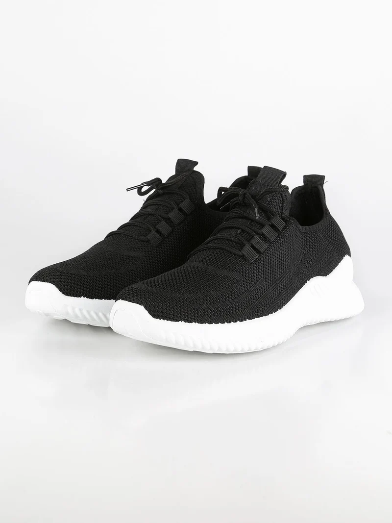 Scarpe sportive stringate - nero