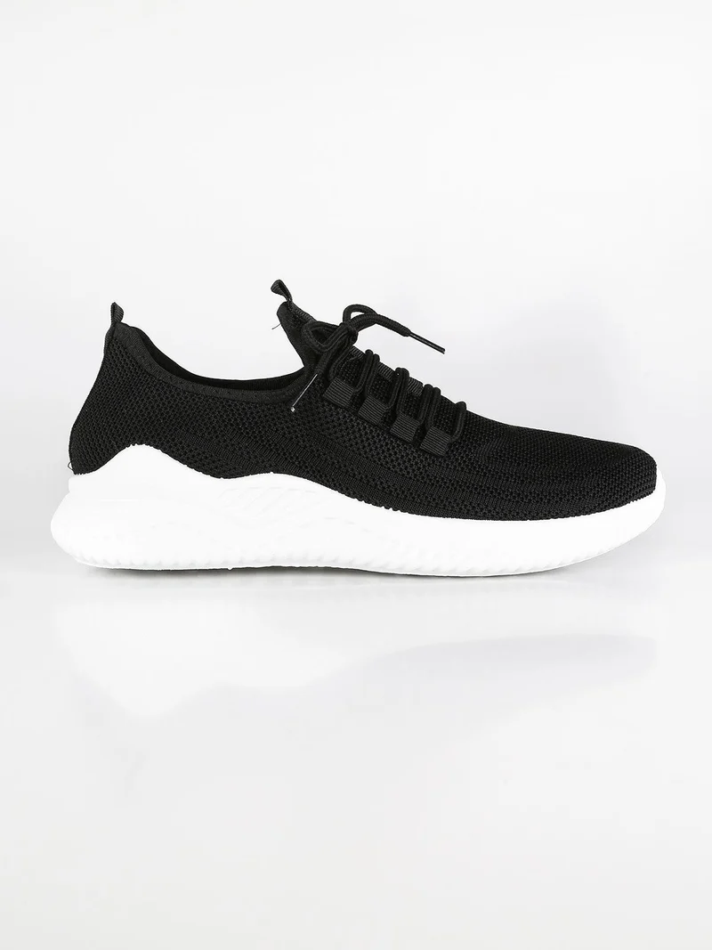 Scarpe sportive stringate - nero
