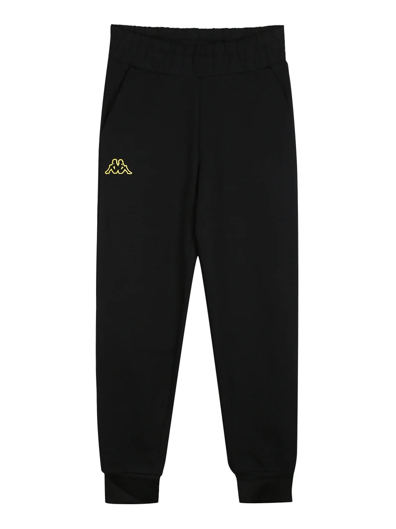 Completo tuta 2 pezzi da ragazzo in cotone con logo - nero