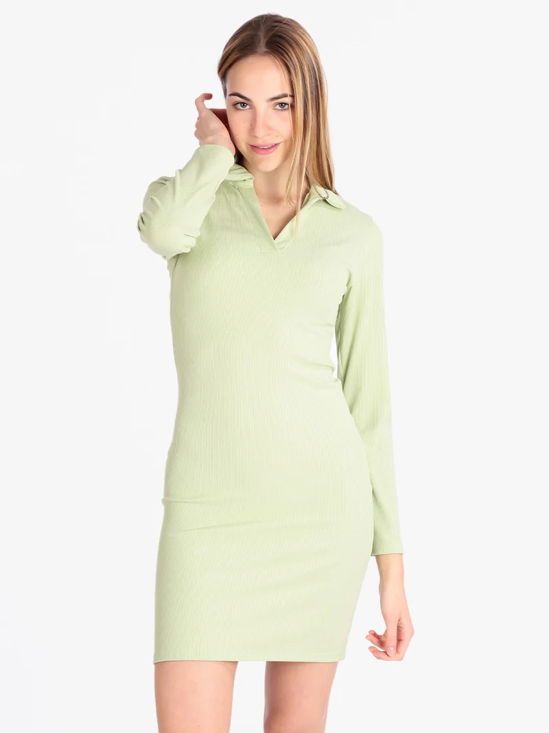 Vestito donna con colletto - mela