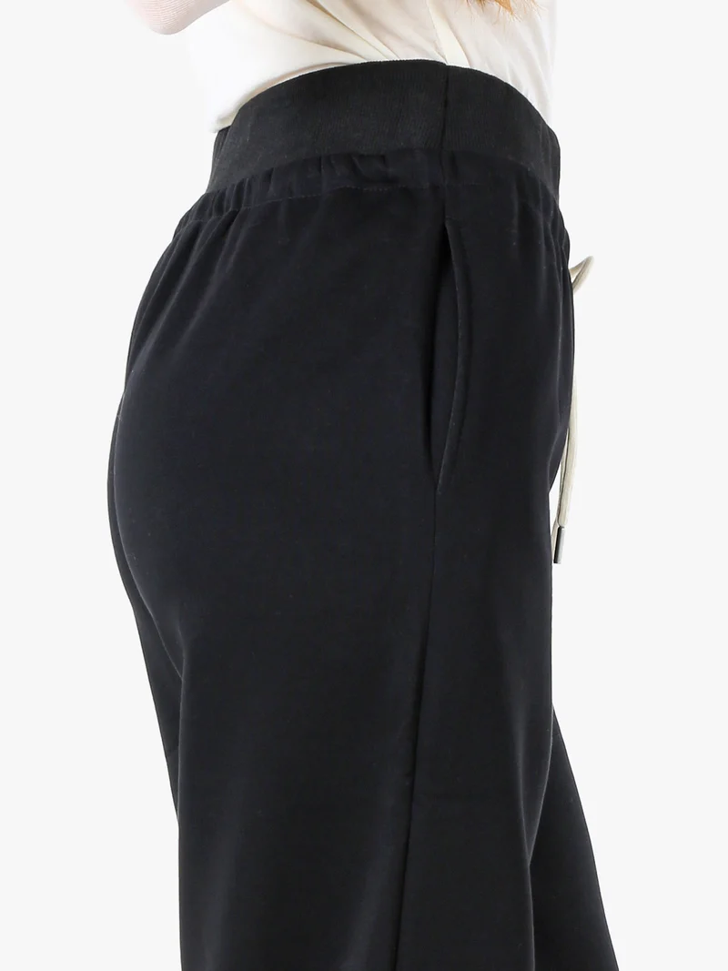 Pantaloni da donna sportivi a gamba larga - nero