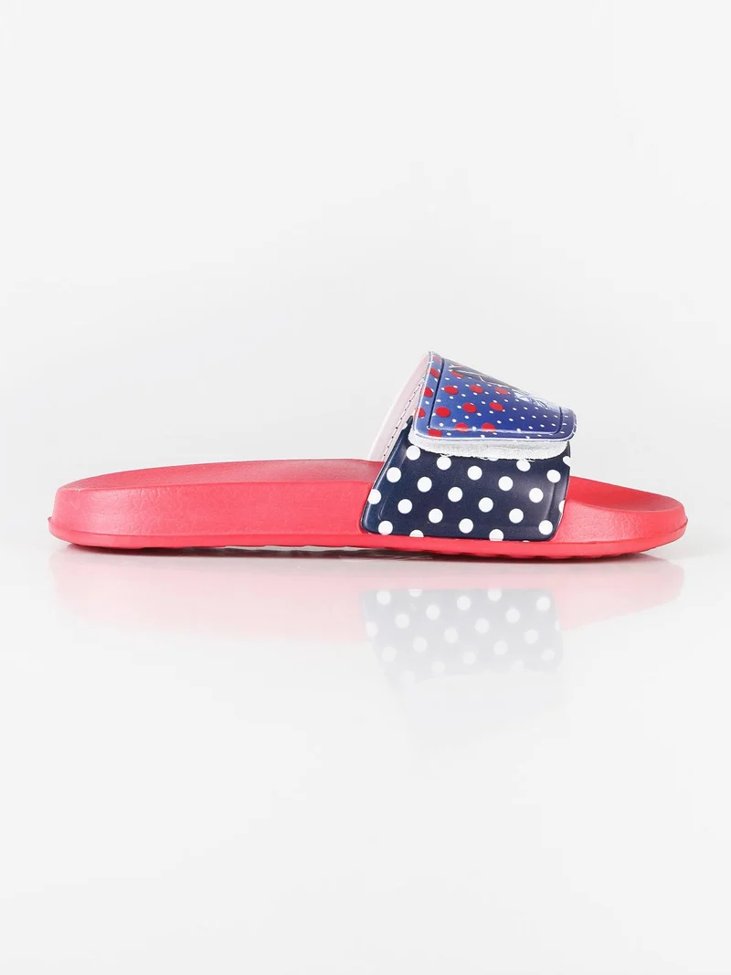 Ciabatte in gomma Minnie con strappo - rosso
