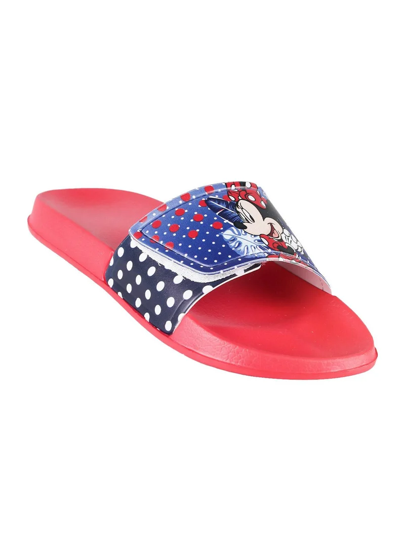Ciabatte in gomma Minnie con strappo - rosso