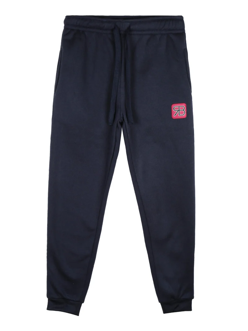 Pantaloni tuta felpati da bambina - fucsia