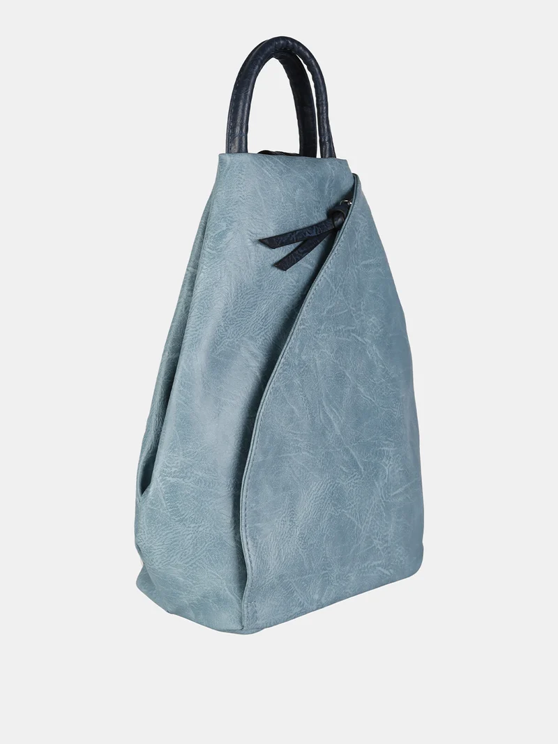 Zaino da donna in ecopelle - azzurro