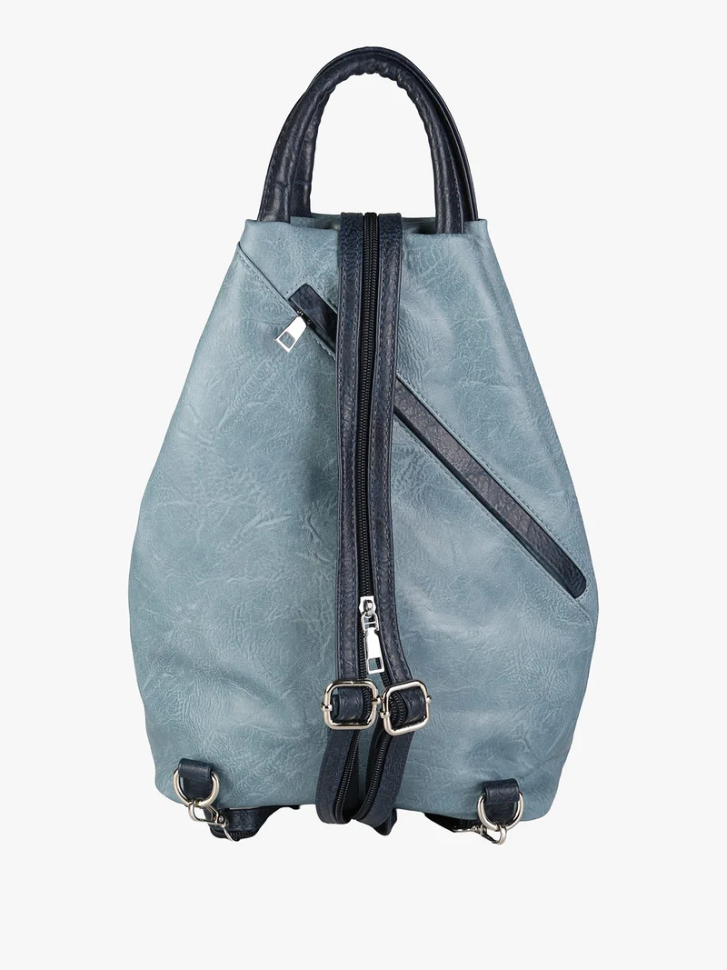 Zaino da donna in ecopelle - azzurro