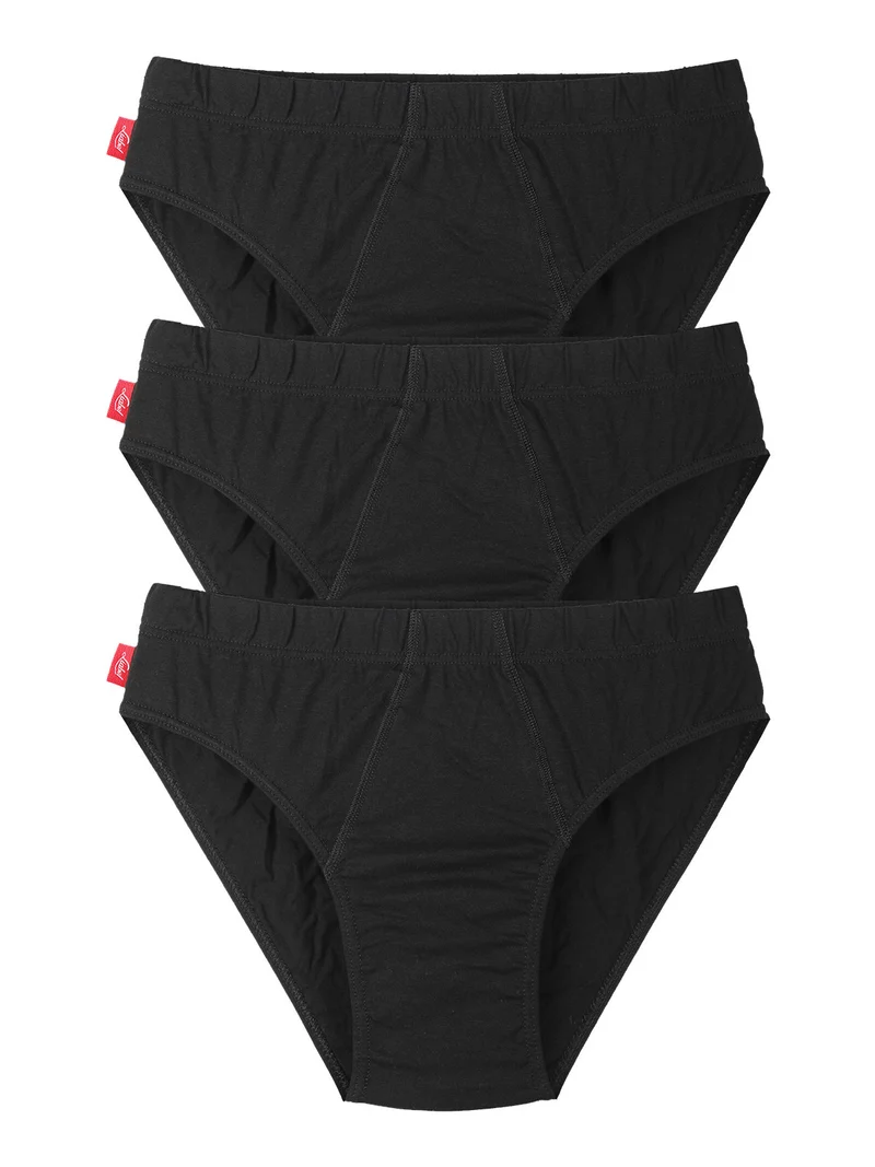 Confezione 3 pezzi slip da uomo - nero