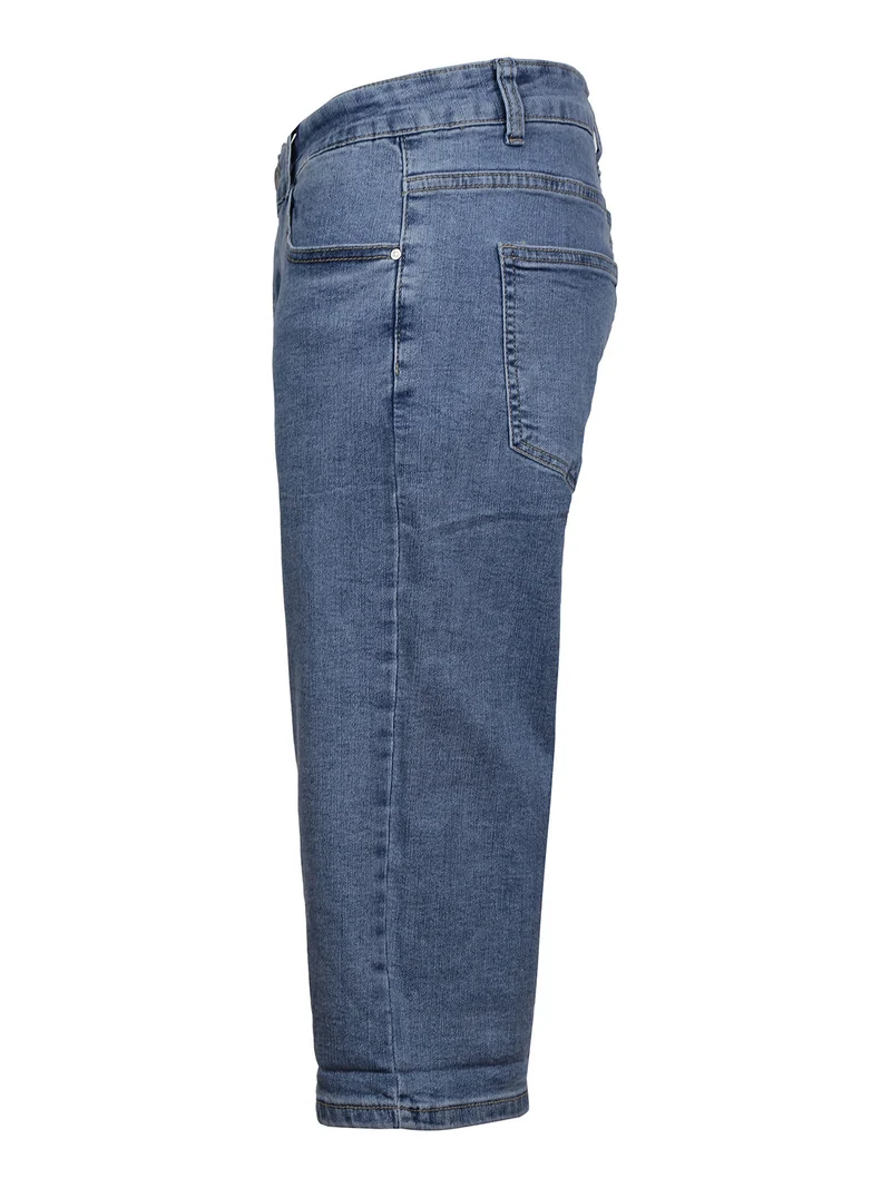 Pinocchietti donna in jeans taglie forti - jeans