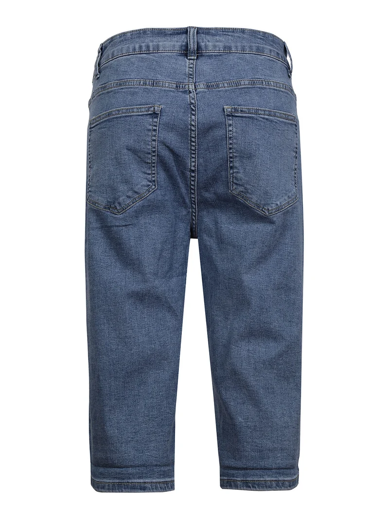 Pinocchietti donna in jeans taglie forti - jeans