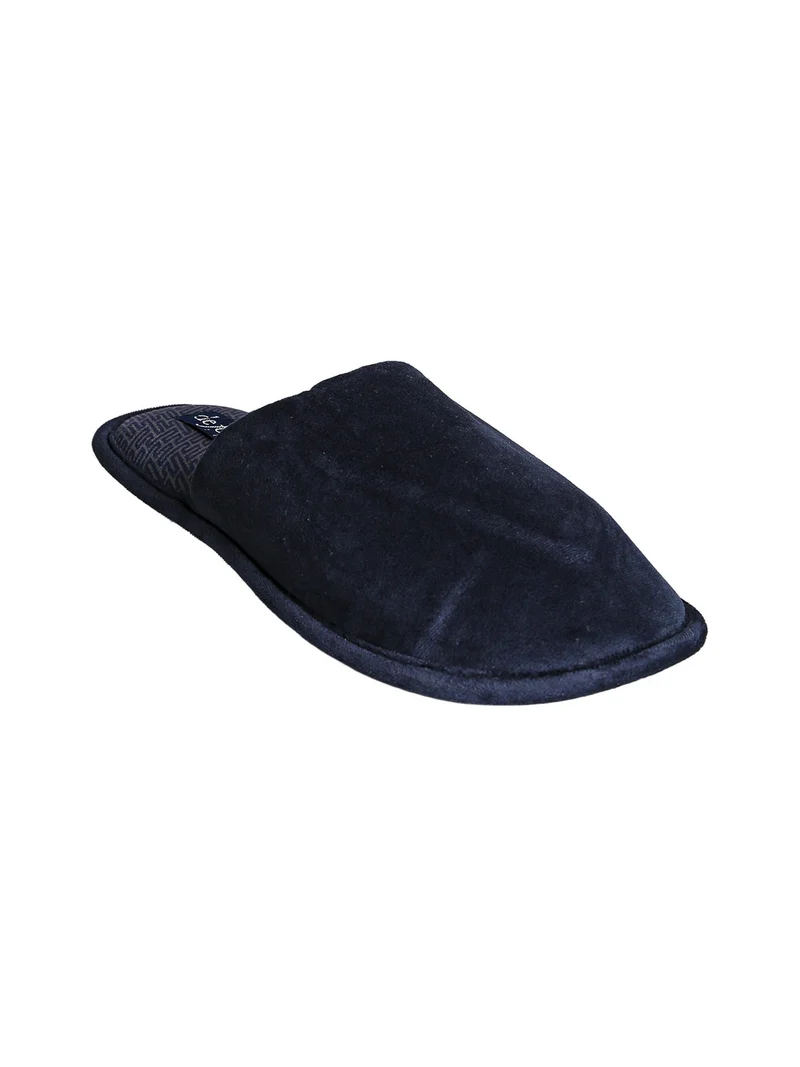 Pantofole uomo scamosciate invernali - blu scuro