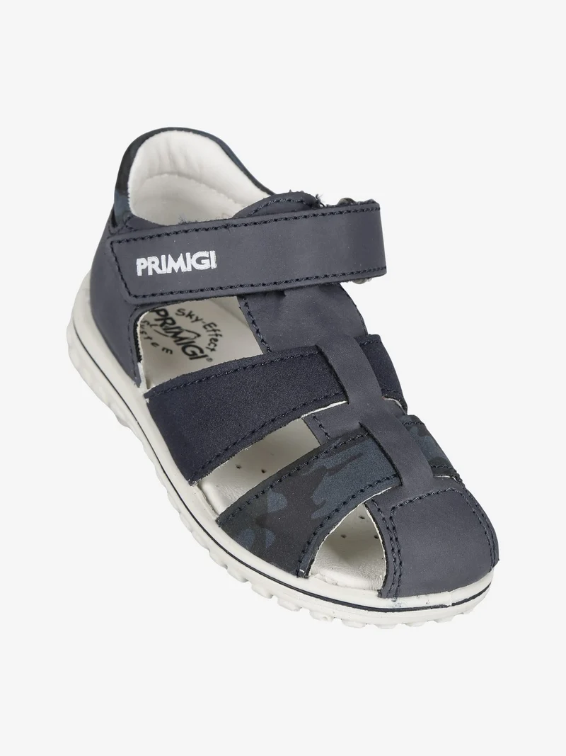 Sandali chiusi da bambino con strappo - blu scuro