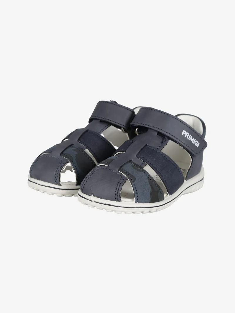Sandali chiusi da bambino con strappo - blu scuro