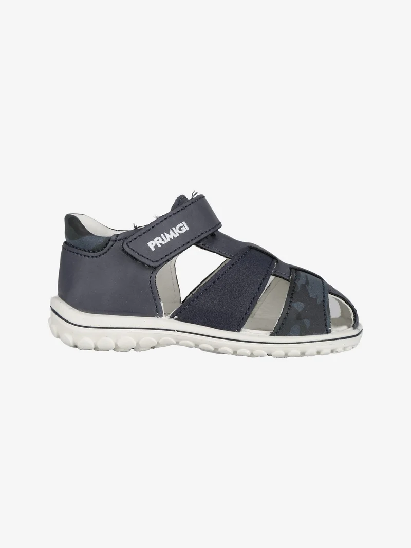 Sandali chiusi da bambino con strappo - blu scuro