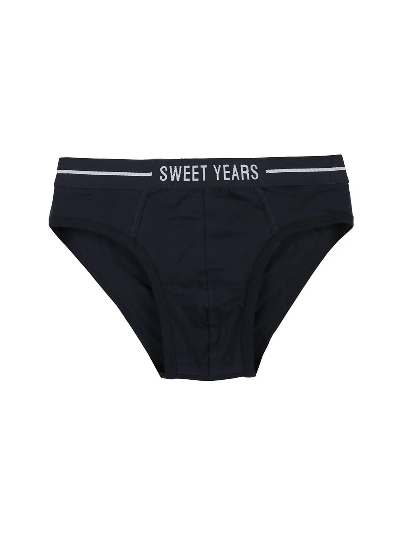 Slip uomo in cotone elasticizzato - blu scuro