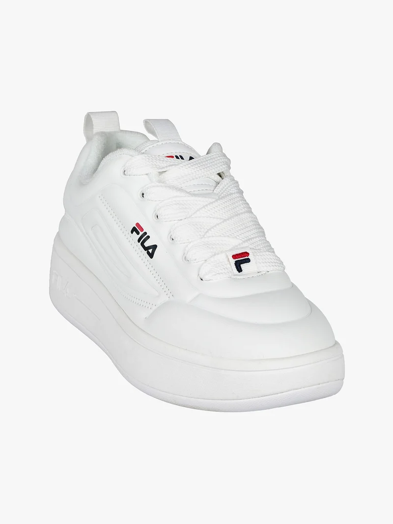 SUPERBUBBLE Sneakers donna con platform - bianco
