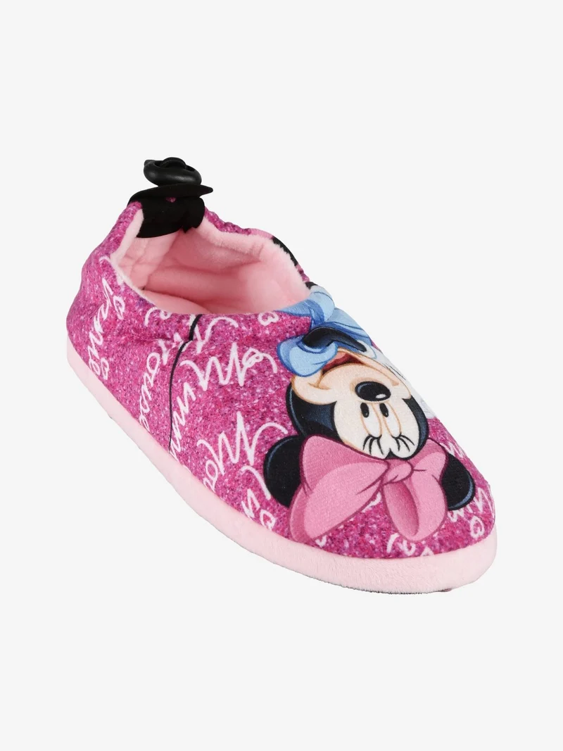 Pantofole chiuse da bambini con stampa - rosa
