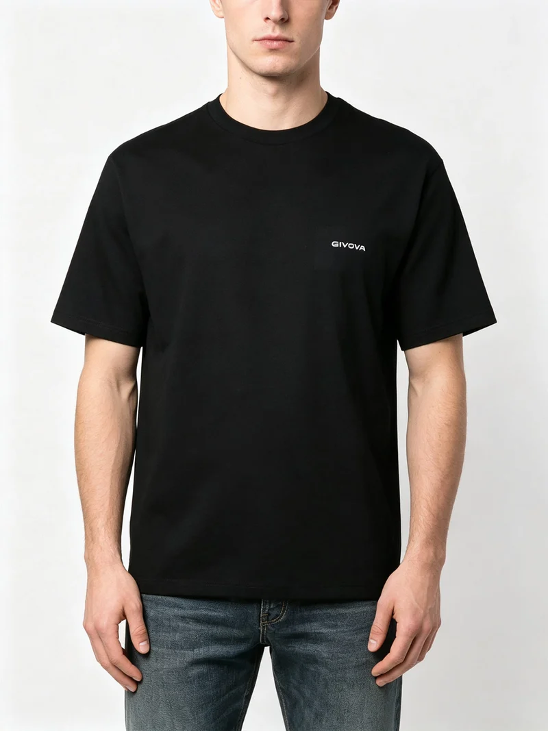 T-shirt intima manica corta uomo - nero