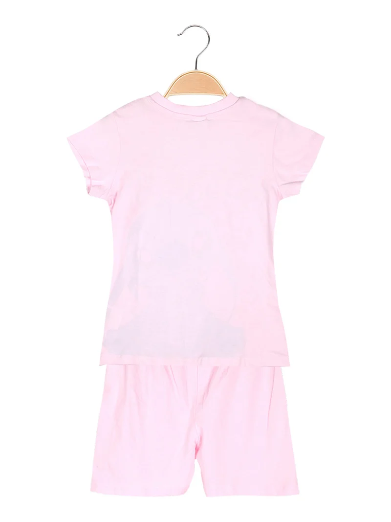 Minnie pigiama corto da bambina in cotone - rosa