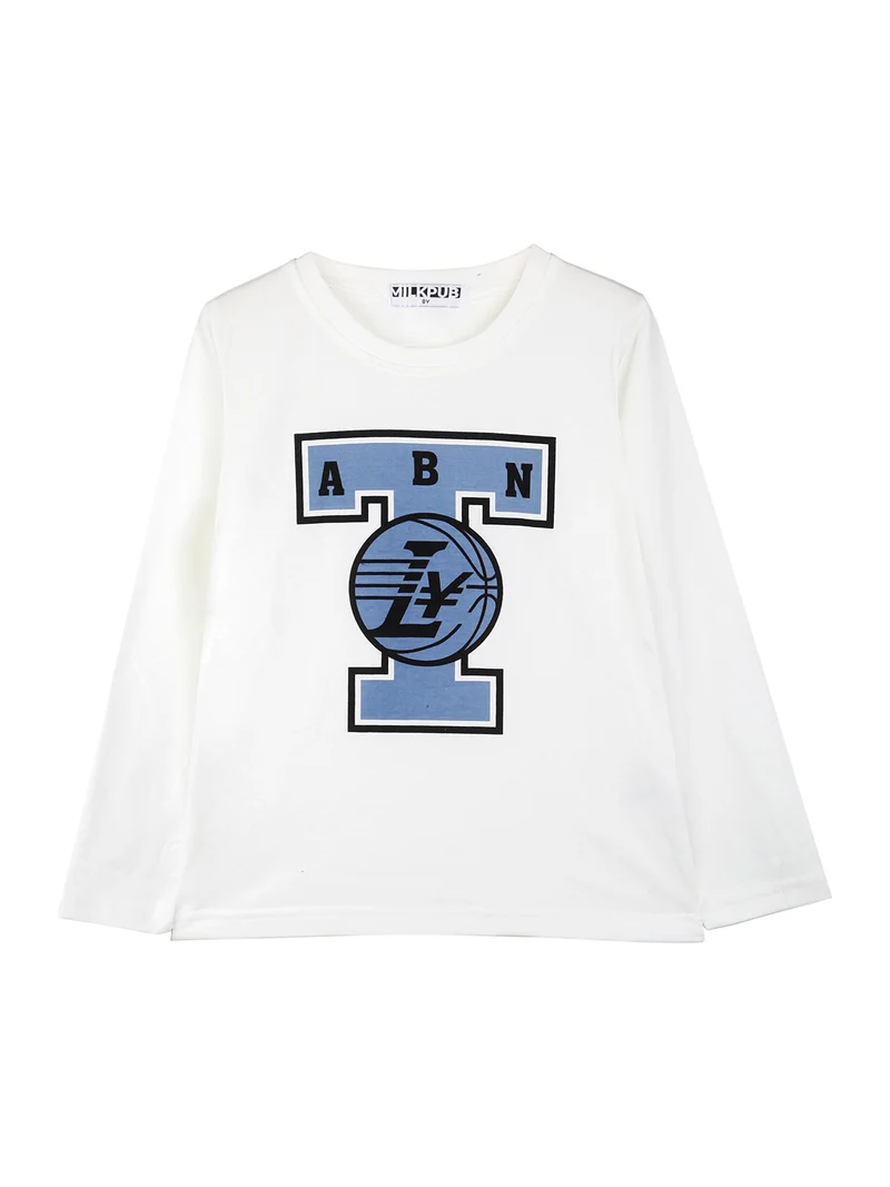 Completo baseball 3 pezzi da bambino con bottoni e interno felpato - blu