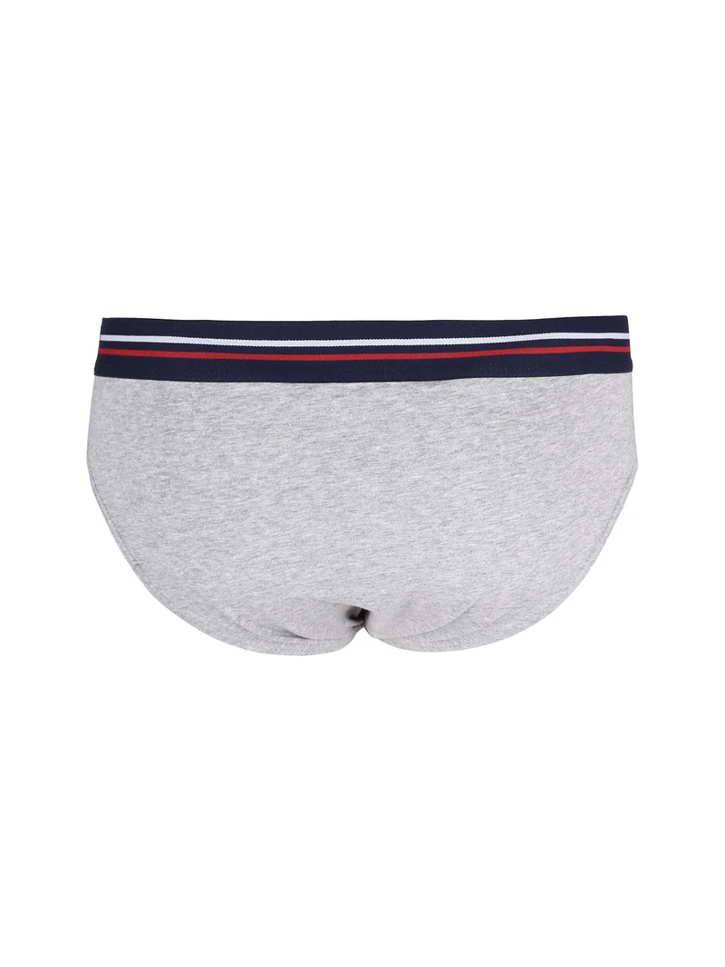 Slip da uomo tinta unita - grigio