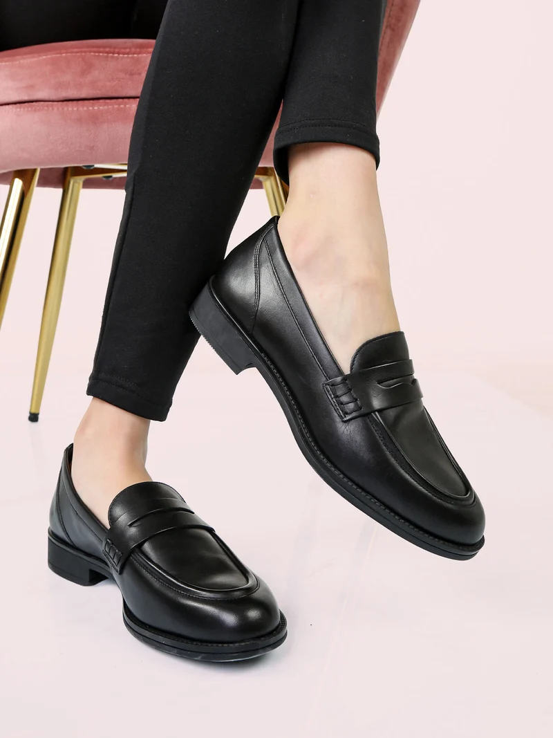 D JAYLON 2B Mocassini donna in pelle - nero