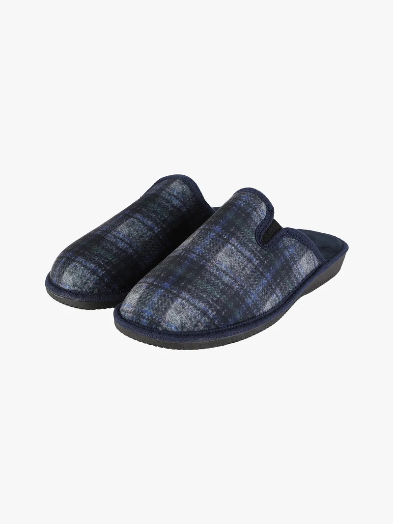 Pantofole invernali da uomo - blu scuro