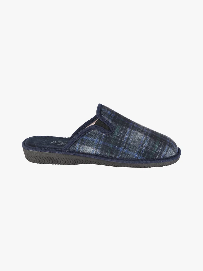 Pantofole invernali da uomo - blu scuro
