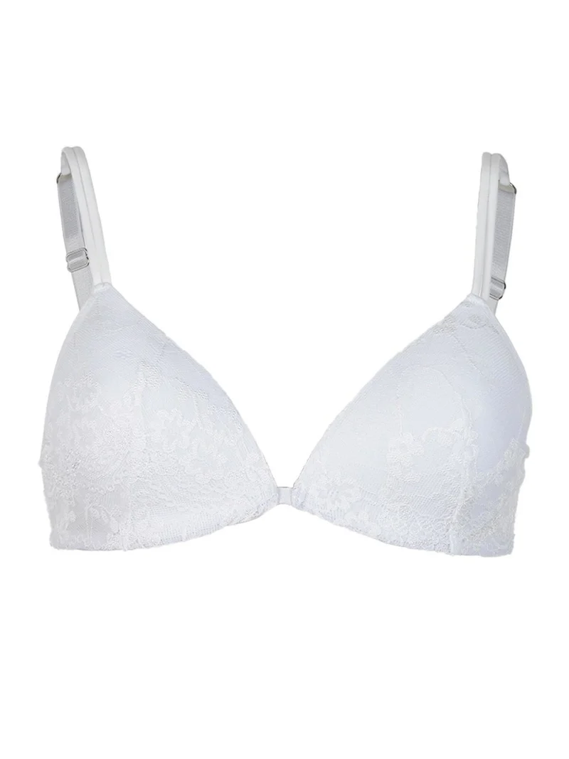 OPALE reggiseno a triangolo senza ferretto coppa B - bianco