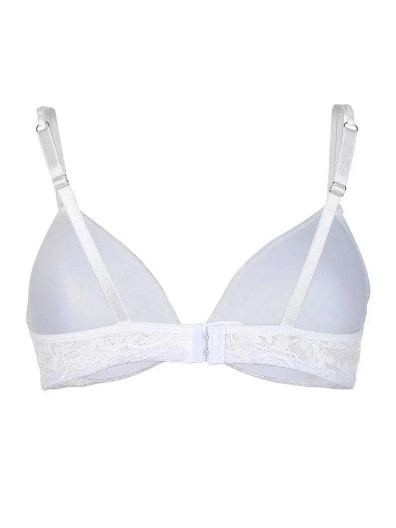 OPALE reggiseno a triangolo senza ferretto coppa B - bianco