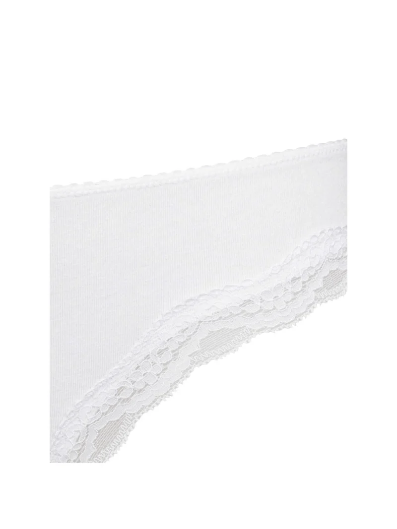 Brasiliana con pizzo - bianco