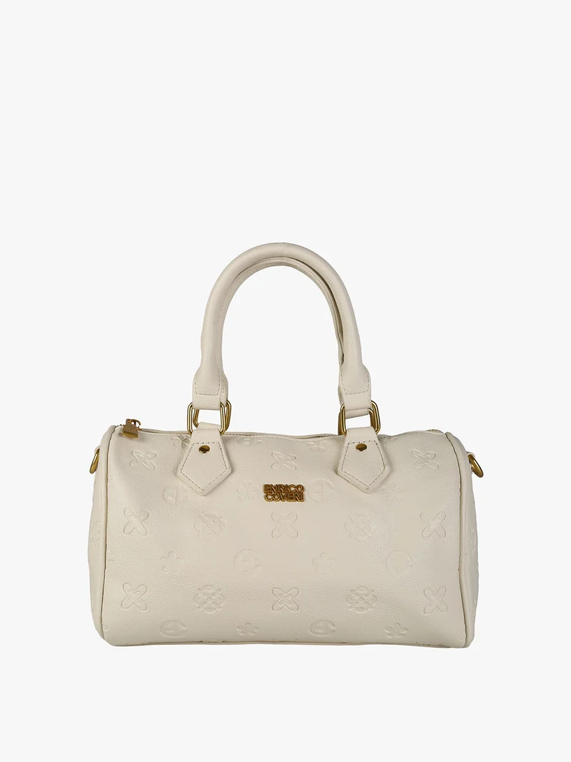 Borsa a bauletto da donna - beige