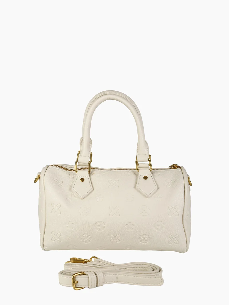Borsa a bauletto da donna - beige