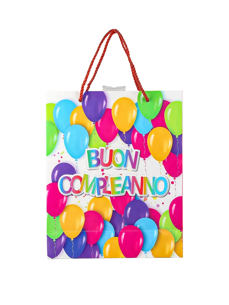 Sacchetto regalo compleanno - multicolore