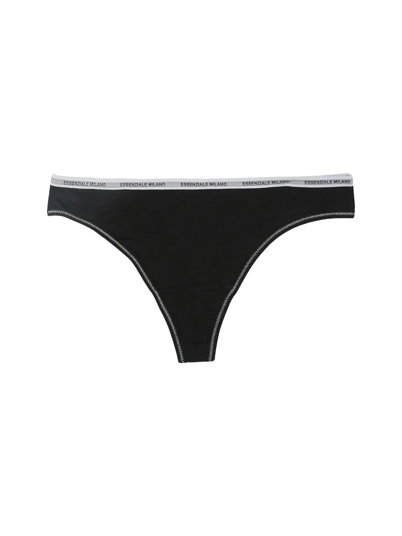 Perizoma da donna in cotone - nero