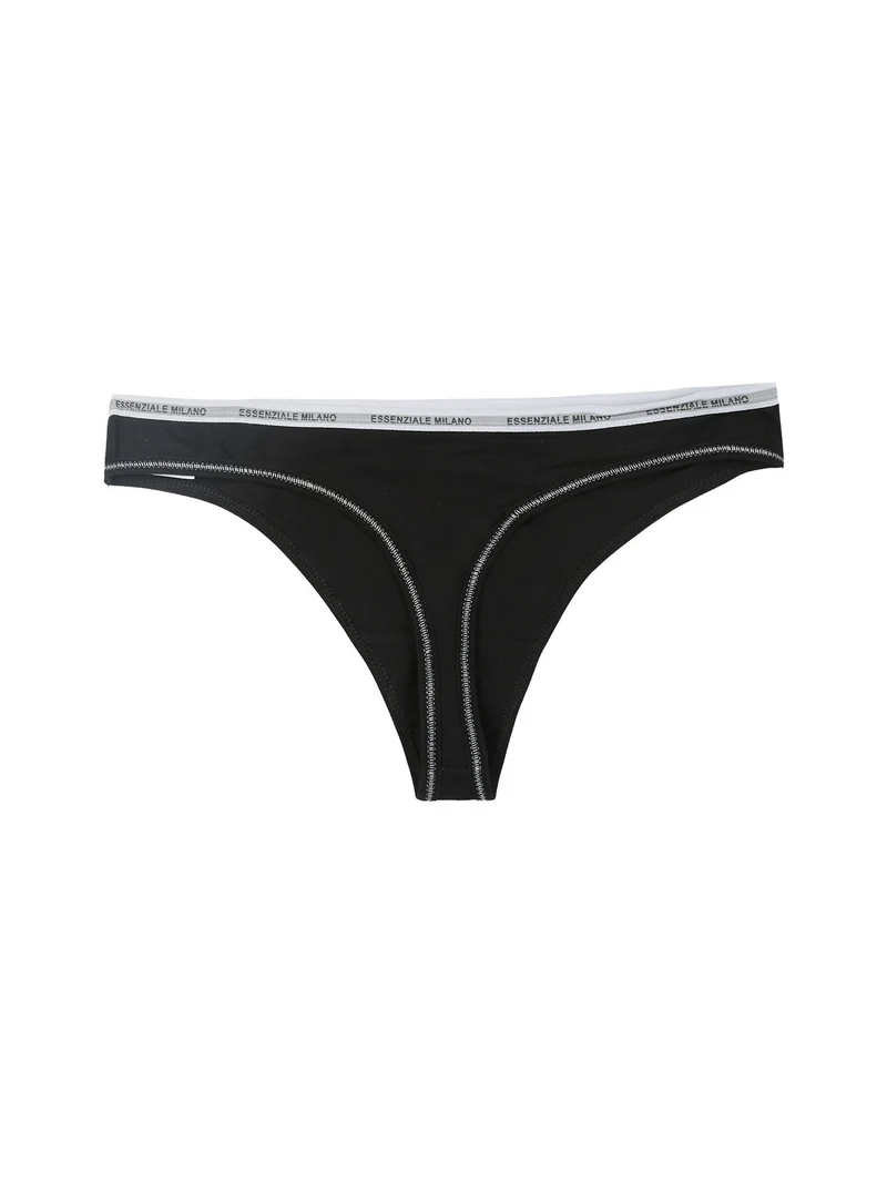 Perizoma da donna in cotone - nero
