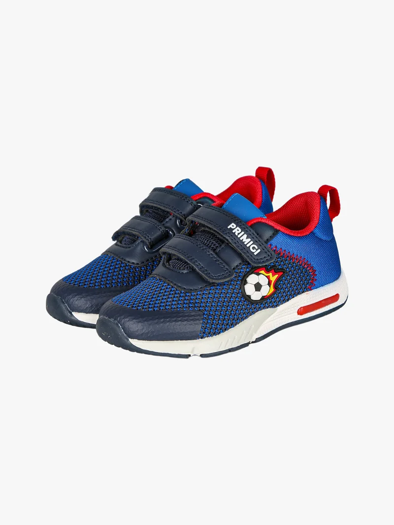 Sneakers da bambino con strappi e luci - blu scuro