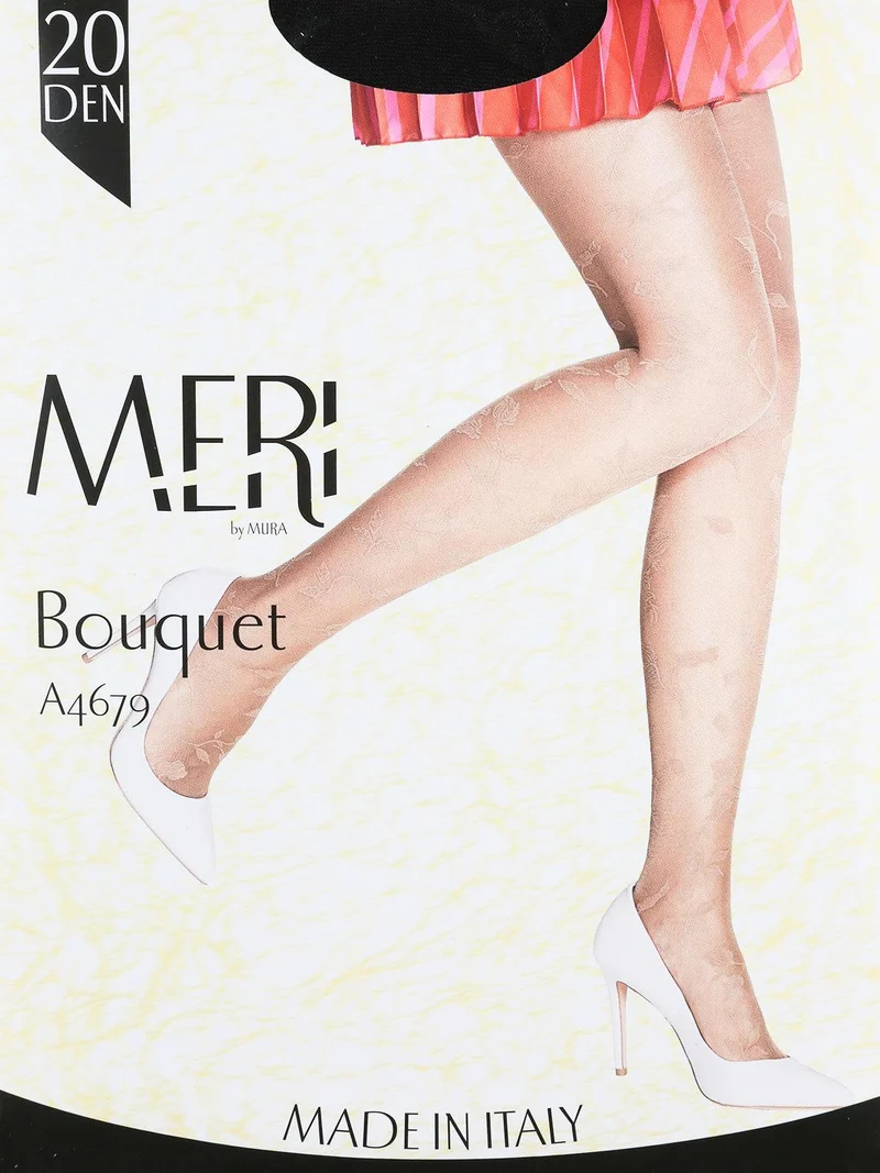 Collant decorate 20 denari - nero