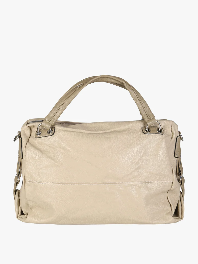 Borsa hobo da donna con doppi manici - taupe